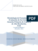 METODOLOGIA SAR 2015 Version Preliminar