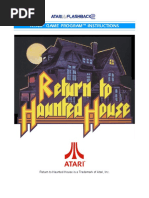 Return To Haunted House Game Manual