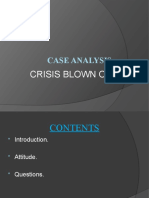 Case Analysis: Crisis Blown Over