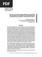 Entre La Escuela Disciplinaria Y La Escuela de Control