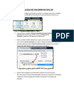 Calculo de Volumen en Civil 3D