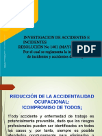 Reducccion Accidentalidad Resol. 1401
