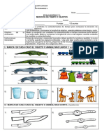 Prueba Matematica Medicion de Tiempo y Objetos