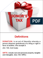 Donor's Tax - BRL Report