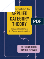 Brendan Fong, David I. Spivak - An Invitation To Applied Category Theory - Seven Sketches in Compositionality