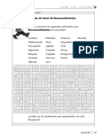 Crucigrama Emociones