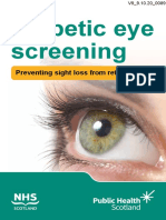 Diabetic Eye Screening: Preventing Sight Loss From Retinopathy