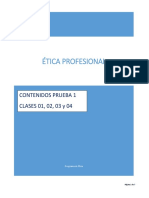 Ética Profesional Material Clases 01, 02, 03, y 04, 2018-1
