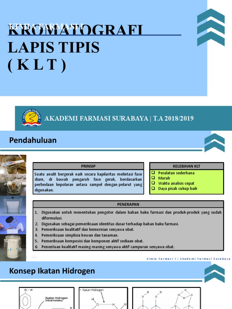 Panduan KLT untuk Mahasiswa Farmasi | PDF