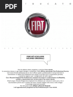 MANUALE OFFICINA FIAT Ducato Tipo 280/290/4x4/Camper Anno 1986 - 1994