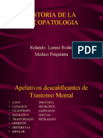 Historia de Psicopatologìa en La Edad Antigua