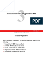 Introduction To Oracle Applications R12