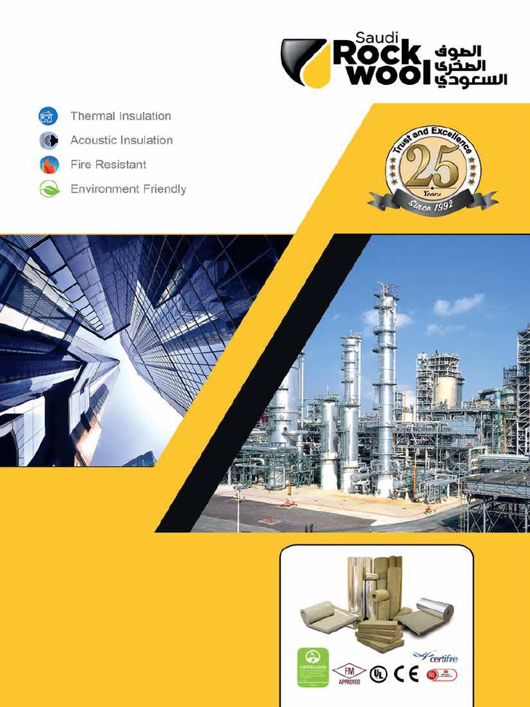Saudi Rockwool Insulation Overview | PDF | Wall | Corrosion