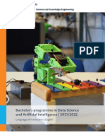 Bachelor's Programme in Data Science and Artificial Intelligence - 2021/2022