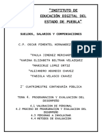 4.1 Programacion y Evaluacion Del Desempeño