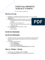 PENILAIAN PASIEN Dan PRIORITAS SETTING DI DARURAT NURSING-1