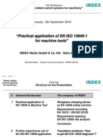 Safety-related control systems for machinery: Practical application of EN ISO 13849-1 for machine tools