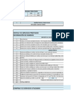 Débitos Y Ventas Ventas Y/O Servicios Prestados Información de Ingresos