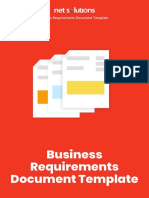 Net Solutions - Business Requirement Documentation Template-1
