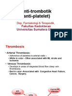 Antiplatelet drugs mechanisms and clinical uses