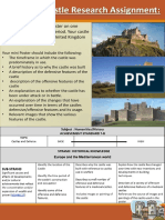 Medieval Castle Research Assignment RB 2020