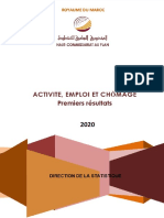 Activité, Emploi Et Chômage, Premiers Résultats (Annuel), 2020