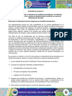 Evidencia 1 Ensayo Reconocer La Importancia de Las Empresas en El Ambito Internacional