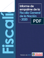 Informe de Empalme de La FGN 2020