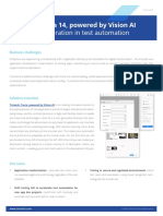 Tricentis Tosca Powered by Vision AI Data Sheet 30.10.20