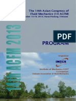 Program: The 14th Asian Congress of Fluid Mechanics (14 ACFM)