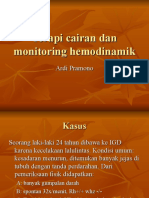 Terapi cairan dan monitoring hemodinamik