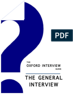 Sample General Interview Prep