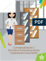 Conceptualización y Normativa Archivistica Para La Organizacion Documental