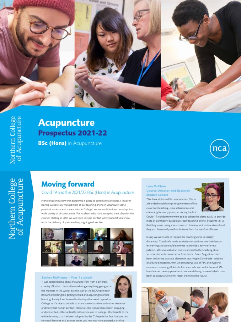Acupuncture Courses College Prospectus | PDF | Acupuncture ...