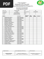 Mandaue City College: Collegiate Gradesheet