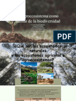El Agroecosistema Como Hábitat de La Biodiversidad