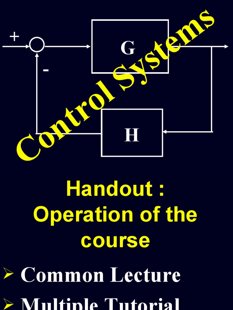 Ol Sy Ste Ms | PDF | Control System | Control Theory