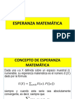 Esperanza Matematica Momentos Varianza