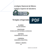 "Arreglos Ortogonales": Instituto Tecnológico Nacional de México