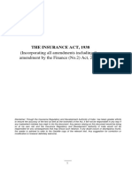Insurance Act 1938 - Consolidated- PDF