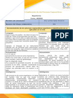 Anexo 2 - Tarea 3 Matriz Individual Exploración Procesos Cognoscitivos Superiores - Anyi Yulitsa Casas Chaverra