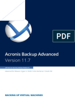 Acronis Backup Advanced: Backing Up Virtual Machines