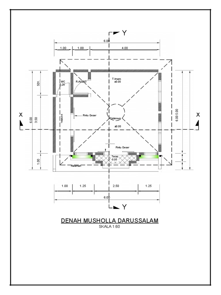 Rencana Anggaran Biaya Musholla | PDF