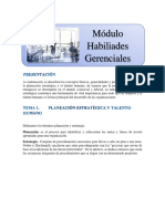 Módulo DE HABILIDADES GERENCIALES