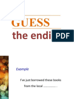 Guess The Ending
