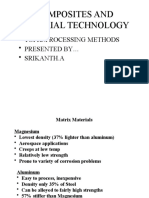 Composites and Material Technology: - Topic:Processing Methods - Presented by - Srikanth.A