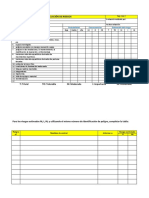 Tabla EVALUACION RIESGOS PAE FESPA