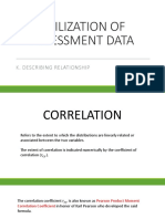 Utilization of Assessment Data: K. Describing Relationship