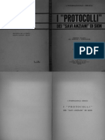 Protocolli Dei Savi Anziani Di Sion Anastatica Originale 1938