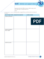 Worksheet 10.6: Activity 10.6 Support Sheet
